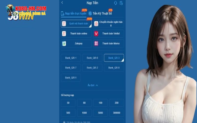 Phương thức thanh toán tại nhà cái 58win